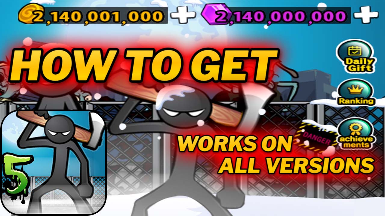 Unlock unlimited coins and gems in Anger of Stick 5: Zombie to upgrade weapons and characters effortlessly.