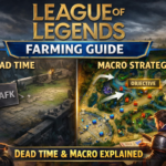 League of Legends farming guide explaining dead time and empty lane macro concepts